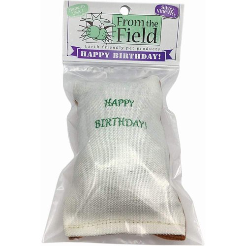 From The Field Happy Birthday Cat Toy Catnip and Silver Vine Mix