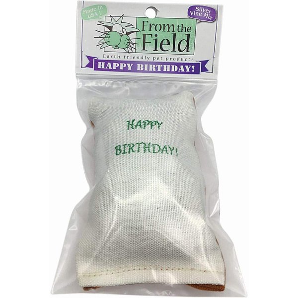 From The Field Happy Birthday Cat Toy Catnip and Silver Vine Mix