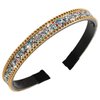 Jaciya Rhinestone Headband Crystal Bling Rainbow Headband for Women Girls Hair Accessories Gold Metal Chain Headband Glitter Sparkle Hairband Women's Fashion Head Band