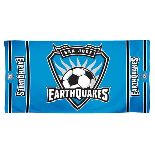 MLS San Jose Earthquakes 30 by 60 Fiber Reactive Beach Towel