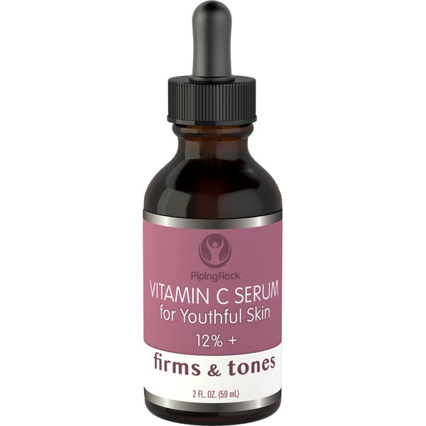 Piping Rock Vitamin C Face Serum | 2 fl oz | Firming and Toning for Skin | Paraben and SLS Free