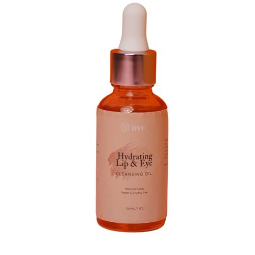 OYU Cosmetics Deep Cleansing Oil, Facial Cleansing Oil, Makeup Remover, Unscented Hydrating Lip & Eye Make-Up Cleansing Oil, All Skin Types, Easy to Remove, Vegan & Cruelty Fr 1 fl.oz (Lavender)