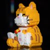 Myweyde Orange Cat Building Blocks, Micro Building Blocks Cats, Cat Building Blocks, Mini Blocks Building Sets Adult Cat for Adults & Boys & Girls (Cat - 834Pcs)