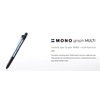 Tombow Mono Graph Multi 2 Color 0.5mm Ballpoint Pen + 0.5mm Mechanical Pencil-Gold (CPA-161B)