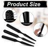 ZEYIYER 3PCS Wig Brush for Synthetic Hair, Professionals Wig Comb, Portable 3 Row Comb for Natural Hair, Pointed Tip Metal Hair Comb Synthetic Hair Brush(Black)