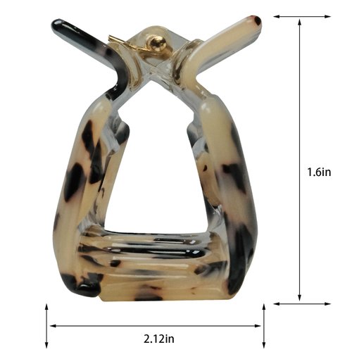 Ailiya Hair Claw Clips, French Hair Pin for Thick Hair Handmade, Girls Hair Claw Clips, Durable Styling Hair Accessories for Women, Strong Hold No Slip Grip for Girls