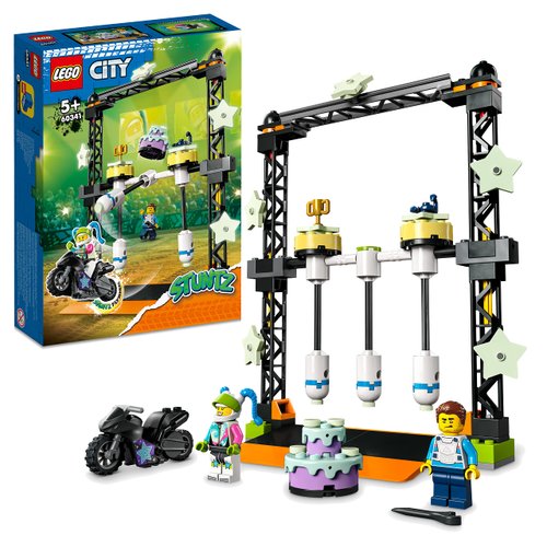 Lego® City The Knockdown Stunt Challenge 60341 Building Kit; Stuntz Toy for Kids Aged 5