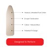 TIVIT Ironing Board Cover 15 x 48 Standard Chemical Free Eco-Friendly Padded Covers - Unbleached, Untreated Natural Cotton & Wool Pad - 2 Layer, 3 Fastener Straps, Pull Bungee Cord - Made in Italy