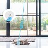 WONOWPA Cat Spring Toys, Self-Play Hanging Stretchable Cat Spring with Bell, 3 Pack Soft Plush Interactive Cat Toys for Indoor Cats Kitten Chasing and Playing