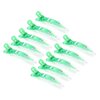 10pcs/set Multicolor Croc Clips Transparent Plastic Hairdresser Clips Hair Styling Sectioning Barrettes Professional Non Slip Alligator Clips Salon DIY Accessories Hairpins (10pcs-Green)