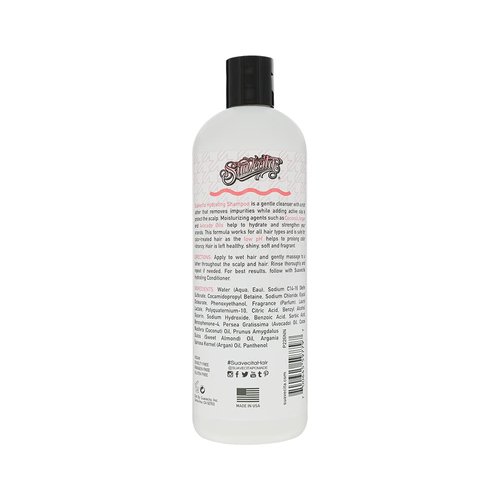 Suavecita Hydrating Shampoo| Sulfate-Free | Paraben-Free | Color-Treated Hair Safe | 16.9 oz