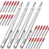 NEPAK 4 Pack Metal Scribe Tool,Tungsten Carbide Scriber Pen with Magnet, for Machinist,Engraving,Welding(with 24 Marking Tips)