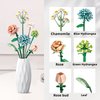 ZIYOSTAR Mini Bricks Flower Bouquet Building Sets, Artificial Flowers, DIY Unique Decoration Home, 680 Pieces Botanical Collection for Ages 6-12 Year Old Girl for Gift…