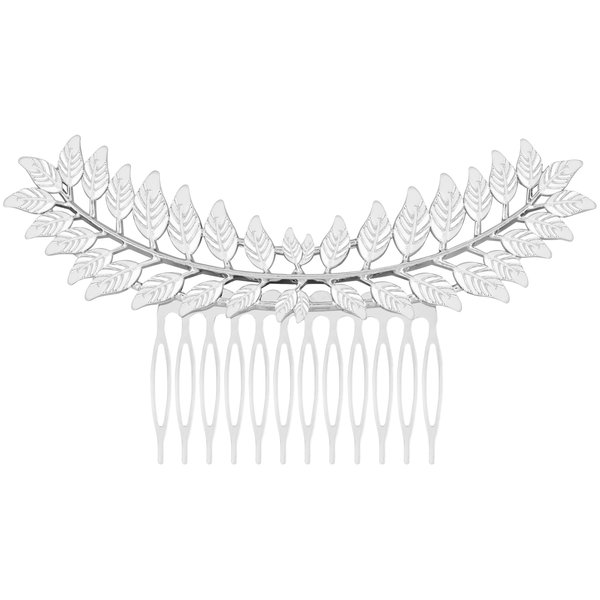 HAQUIL Vintage Leaf Haircomb Hair Pins Style Hairstyle Jewelry for Women