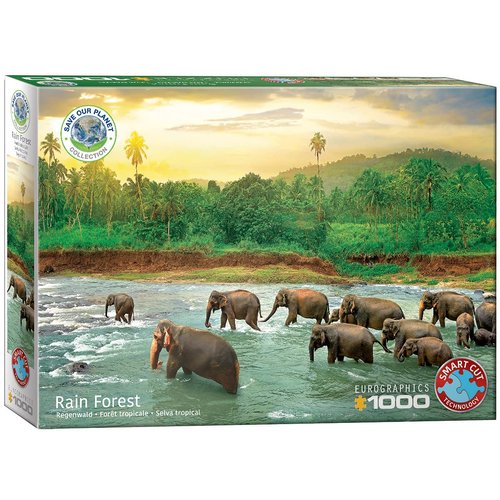 EuroGraphics Rainforest 1000-Piece Puzzle