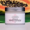 GLIMMER GODDESS Organic Face Mask to Hydrate and Exfoliate - Vegan Papaya and Pineapple Enzyme Mask, 2 oz