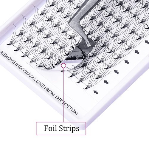 Premade Fans Eyelash Extensions 6D 0.07 D Durly Premade Lash Extensions Fans BlaDk Pointed Base Middle Stem Volume Lashes Natural Lash Fans Premade (6D-0.07D, 9-17mm)