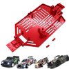 CNC Metal Chassis Body Frame Board for SG1603 SG1604 UD1601 UD1602 1/16 RC Car Spare Parts Accessories (Red)