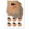 Introvert Cat In Box Temporary Tattoo Water Resistant Fake Body Art Set Collection - 15 2" Tattoos (1 Sheet)