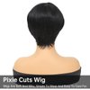 XC CLOUDS Pixie Cut Wig Human Hair for Black Women Natural Black Wig Human Hair Wigs Human Hair Glueless Wear and Go 1b Color Short Pixie Cut Wigs Human Hair