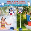 ROHSCE Water Rocket Sprinkler for Kids - Outdoor Games Yard Sprinkler Toy - Water Toys Splash Kids Sprinkler, Summer Fun Sprinkler Rocket for Toddler Ages 3+ Gift Ideas (Penguin)