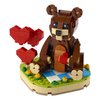 LEGO Valentine’s Brown Bear 40462 Building Kit (245 Pieces)