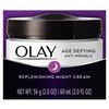 Olay Age Defying Anti-Wrinkle Replenishing Night Face Cream, 2.0 Ounce, 3 Count