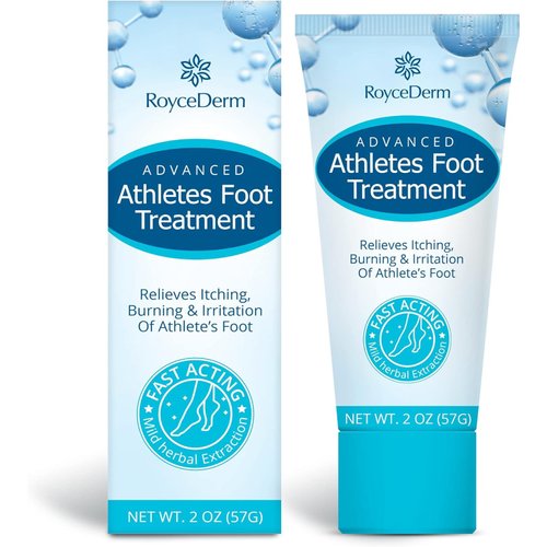 Roycederm Extra Strength Athletes Foot Treatment Cream - Powerful Antifungal Relief for Itching a...