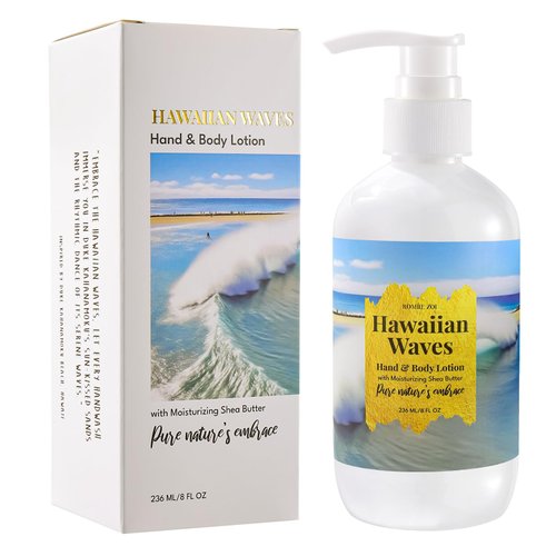 ROMIIE ZOI Duke Kahanamoku Beach Hawaiian Waves Hand & Body Lotion - Tidal Treasure Fragrance, 236ml (8 fl oz)