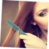 2pcs Double Teeth Folding Comb and Massage Brush - Collapsible Pocket Brush for Women, Kids, and Travel