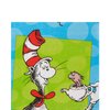 Amscan 511734 Dr. Seuss Luncheon Napkins, 6.5x6.5-inches, Multicolor, 16 Count