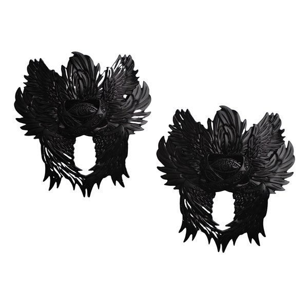 LANGHONG 2PCS Retro Seraph Hairpin For Women Vintage Hair Barrettes Pin Hair Accessories (ZTLS15)