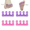 4 Pcs Toe Separators for Pedicure,Toe Separators for Women,Easy Finger and Toenail Polish Grooming,Soft Gel Toe Spacers Pedicure Kit,Pedicure Toe Separators for Separating Toenails or Nails