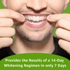 REMBRANDT Deeply White + Peroxide 1 Week Teeth Whitening Kit, Removes Tough Stains, Enamel-Safe, 28 Custom-Fit Whitening Strips (14 Treatments)