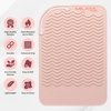 Heat Resistant Mat - Iron Mat - Curling Iron Holder - Silicone Heat Resistant Mat - Makeup Mat - Hot Tools Mat - Hot Tools Flat Iron Holder
