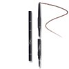 Influencer Approved 3 in 1 Retractable Makeup Eyebrow Pencil, Sweatproof, Ultra-Precise, Vegan, Fills in gaps and sparse areas, angled pencil tip and tapered powder applicator. (Totally Taupe)