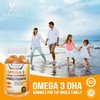 Omega 3 Fish Oil Gummies, Heart Healthy Omega 3 Gummy Supplement with High Absorption DHA & EPA, Extra Strength Joint & Brain Support, Omega 3 Fish Oil Nature's Vitamin, Orange Flavor - 120 Gummies