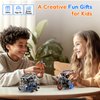 AoHu 15-in-1 STEM Solar Robot Toys, Solar and Battery Powered Dual Drive Motor, DIY Building Science Kits for Kids Age 8-12, Education Birthday Present for Boys Girls 8 9 10 11 12 Years Old