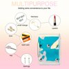 TOCCOOL Lipstick Organizer, Mini Lipstick Case for Purse, Travel Lipstick Pouch Holder, Lip Balm Carrier Case Set, Waterproof Cosmetics Organizer for Women (2 PCS)
