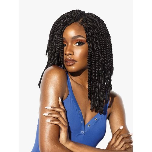 Sensationnel Ruwa Twist braiding hair -Spring Twist 8 inch water repellent kanekalon fast dry syn...