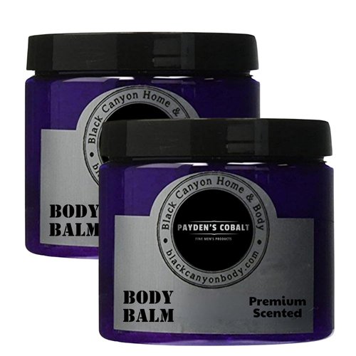Payden's Cobalt Green Tea & Western Sage For Men Scented Body Balm with Jojoba Oil, 16 Oz (2 Pack)