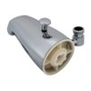 EZ-FLO 5-1/4 Inch Zinc Bath Tub Diverter Spout with Side Outlet, Chrome, 15087