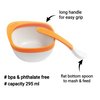 ZOLI INC Bowl And Spoon Kit Orange, 1 EA