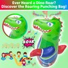 Light-Up Inflatable Dinosaur Punching Bag with Roar Sound - Dinosaur Toys for Kids 2-3-5-7 Years Old, 47” Bop Bag with Instant Bounce Back- Toddlers Boxing Bag Toy (3 AAA Batteries Required)