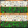 EMOME 500+ Styles Glow Halloween Tattoos for Kids Bulk, Cute Kids Temporary Tattoos Stickers, Halloween Treats Party Supplies Favors Decorations for Boys Girls (56 Sheets)