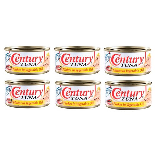 Century Tuna Flake in Vegetable Oil 180g (6 Pack)