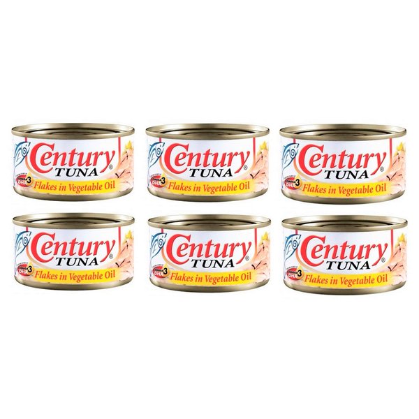 Century Tuna Flake in Vegetable Oil 180g (6 Pack)