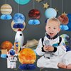 12PCS Solar System Table Centerpiece Decorations, Space Themed Honeycomb Party Decorations, Outer Space Party Table Topper Decorations for Kids Birthday Party Decorations Baby Shower Supplies