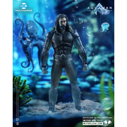 McFarlane Toys DC Multiverse Aquaman Stealth Suit with Topo 7-Inch Action Figure Gold Label - Incredibly Detailed King of Atlantis with Ultra Articulation and Collectible Art Card