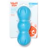 WEST PAW Zogoflex Rumpus Dog Chew Toy – Floatable Toy for Dogs, Aggressive Chewers – Puppy Chewing Toys for Catch, Fetch – Recyclable, Dishwasher-Safe, Medium 6.25", Aqua Blue
